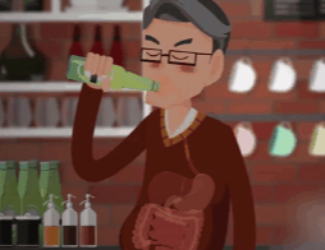 喝酒傷身，小心“干杯”變“肝悲”！